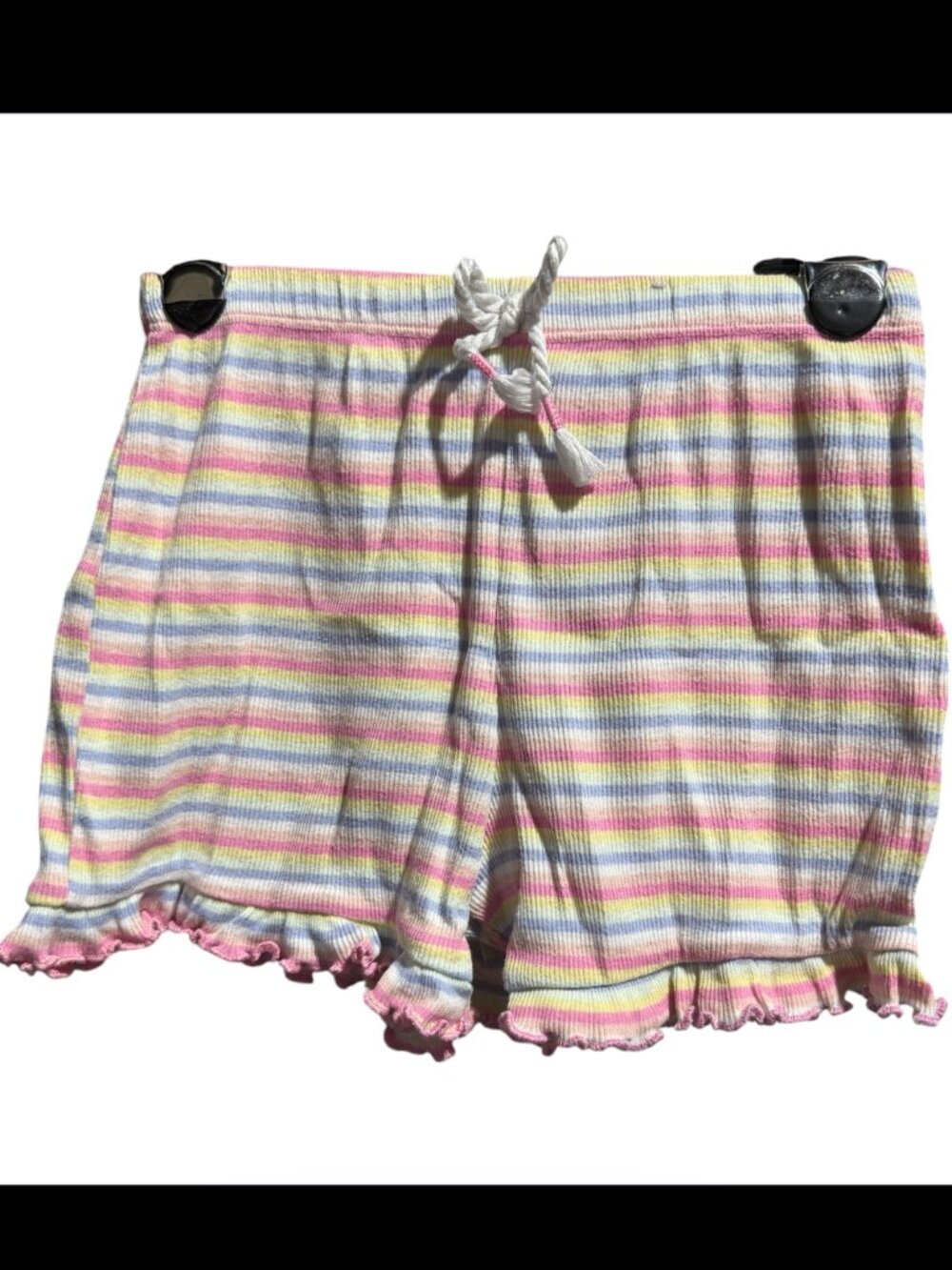 365 Kids By Garanimal's Girl's Size 6/6X Colorful Striped Shorts